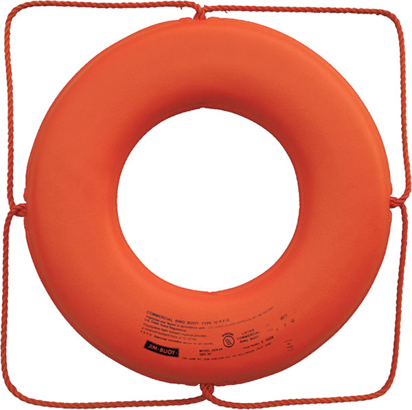 Deluxe Ring Buoy Life Ring By Jim Buoy Cal June USCG Lifeguard