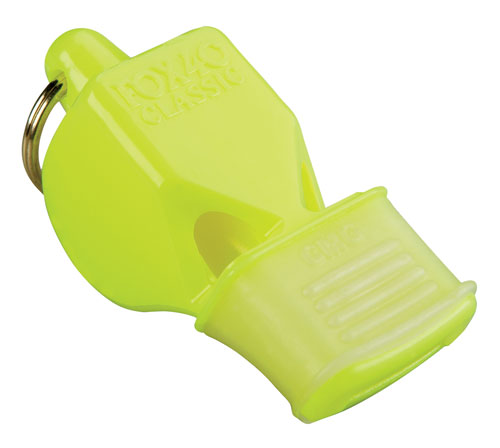 Fox 40 Cushioned Loud Lifeguard Safety Whistle 9600 Neon CMG-Lifeguard ...